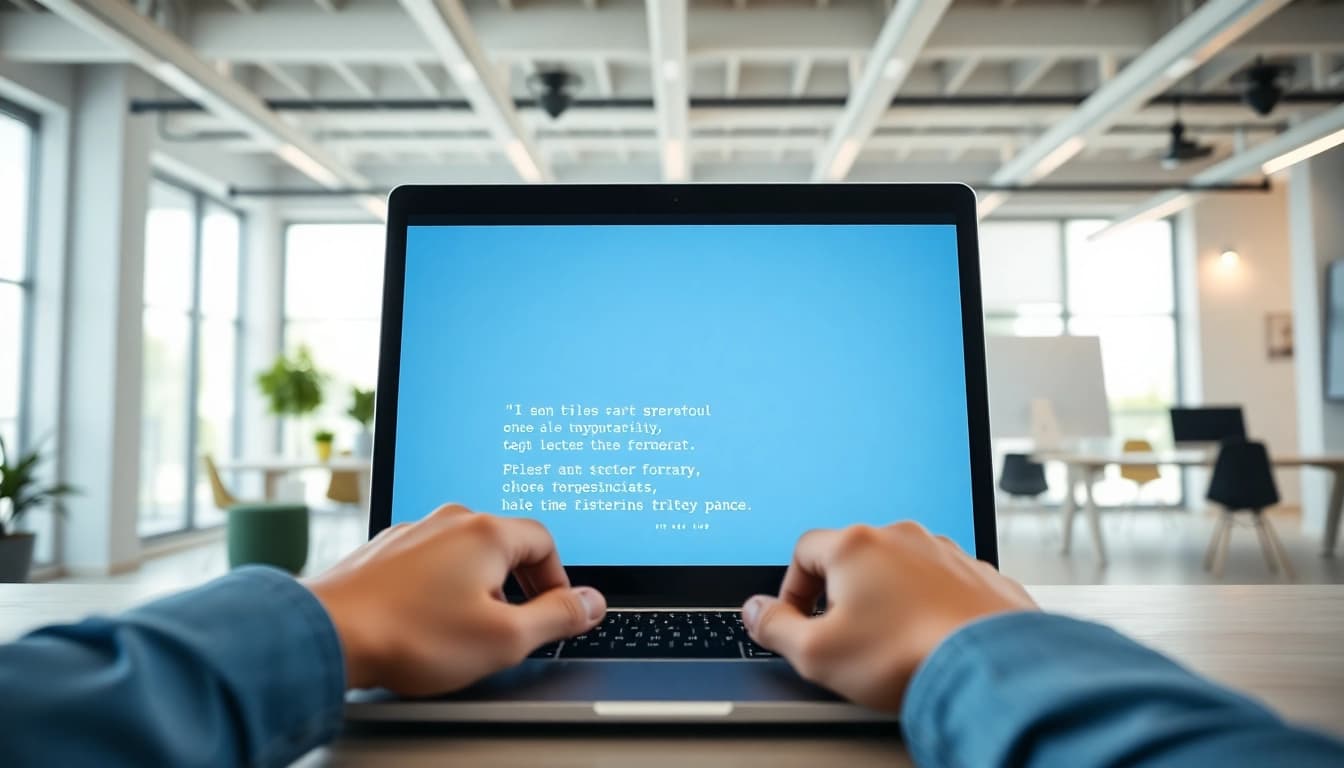 Utilize the SRT Generator tool on a laptop to create precise subtitles efficiently.