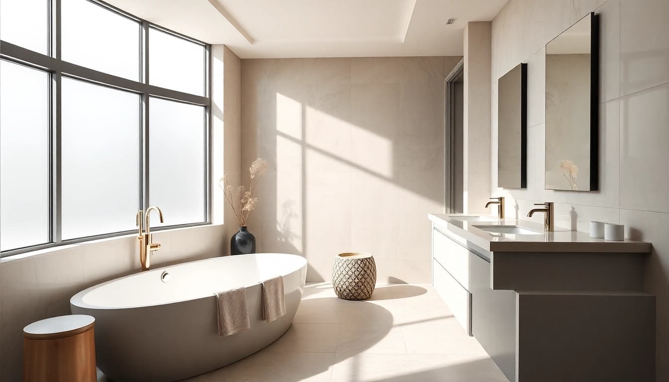 Transform your space with a bathroom remodel near me featuring elegant design elements.