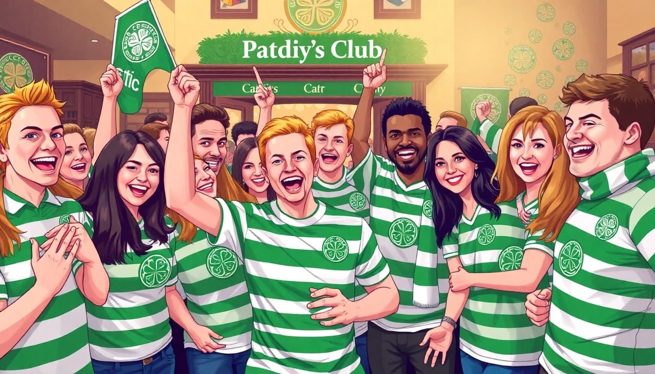 Die Fans des csc hamburg feiern begeistert in einem lebhaften Unterstützerclub.