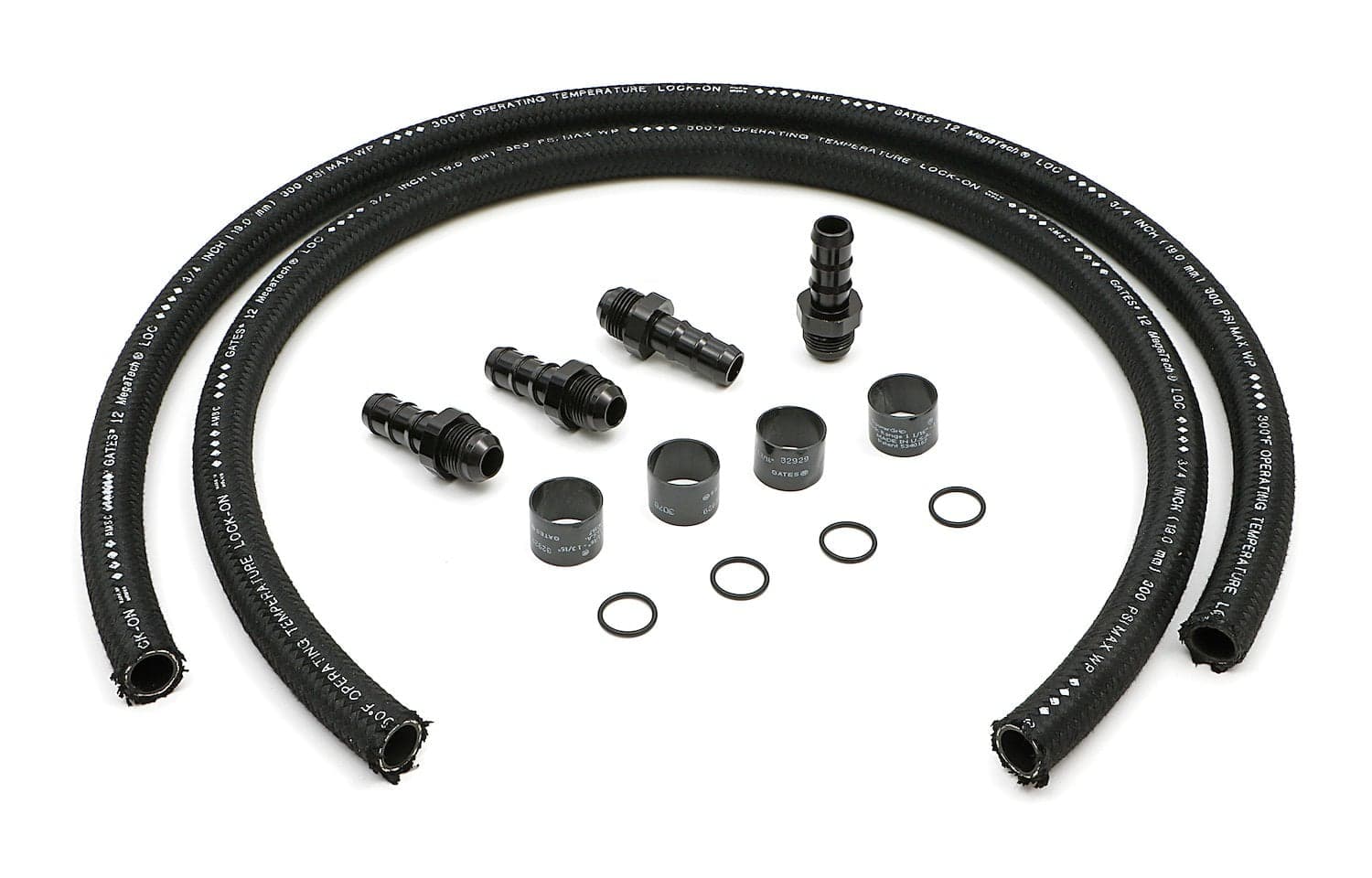 Reliable coolant line AN fittings for efficient heat management