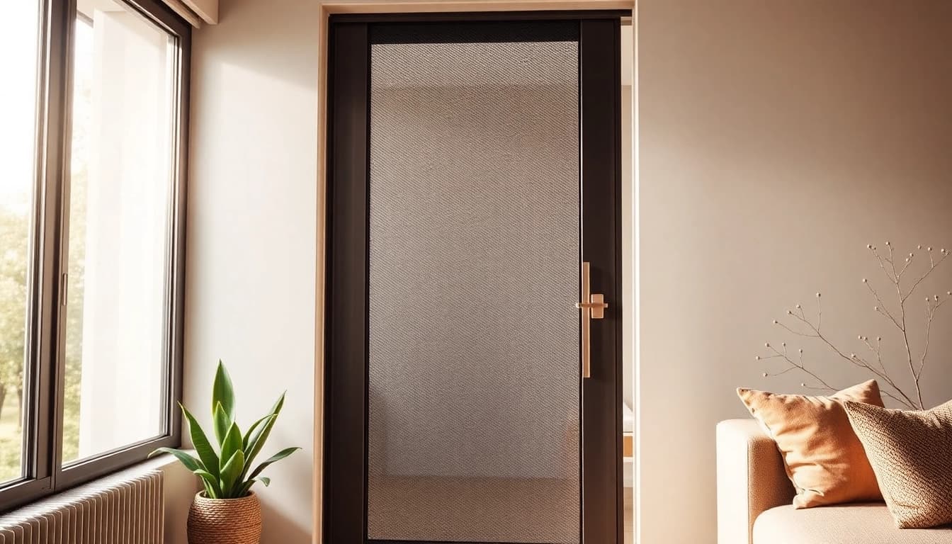 Installare una zanzariera porta finestra elegante per migliorare l'aspetto della casa.