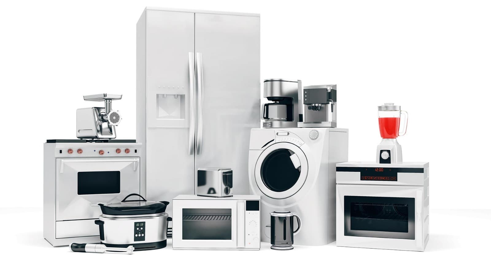 Home Appliances Featuring Compact and Full-Size Options