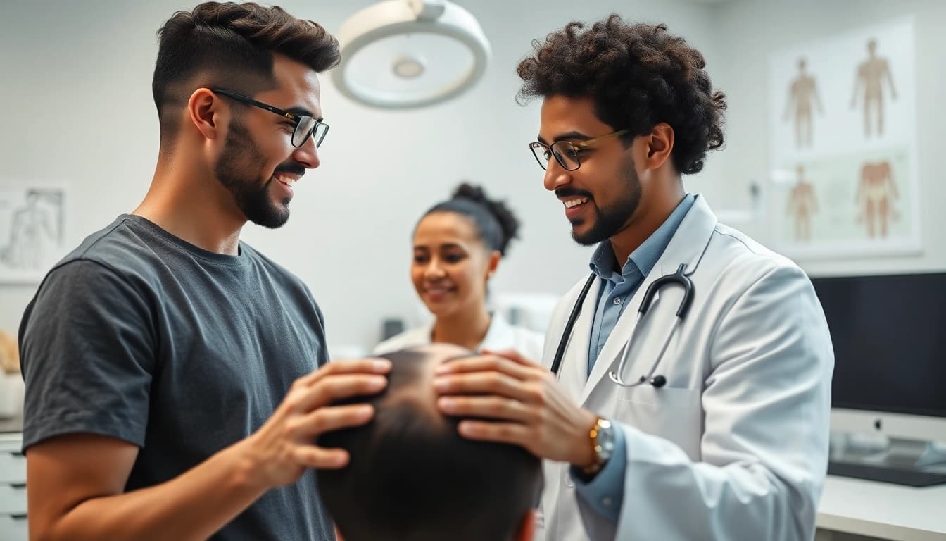 Learn about hair transplant turkey with a patient-physician consultation in a modern clinic.