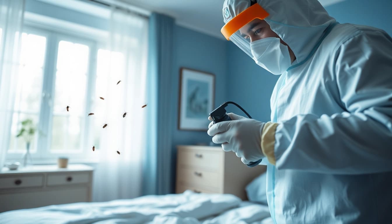 Take action against bugs in bedroom control with professional pest treatment.