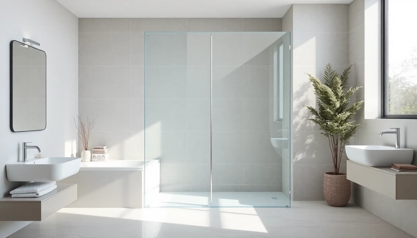 Installer une paroi de douche moderne et élégante dans votre salle de bain.