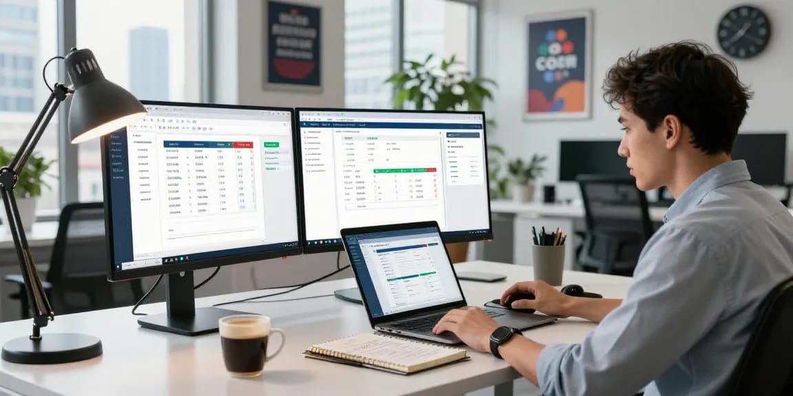 Analyze and detect fraud receipt in a modern office workspace