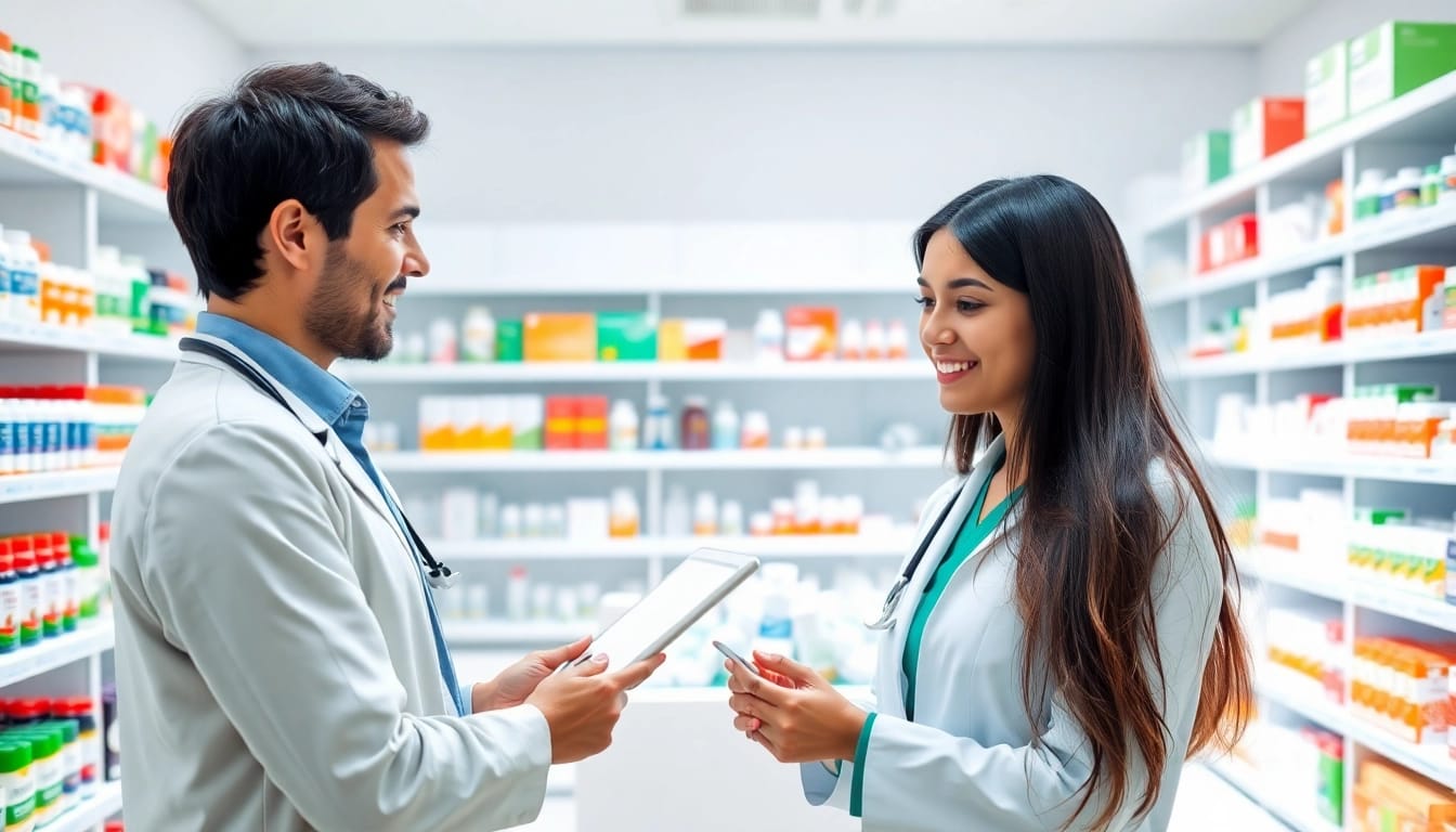 Explore the features of our online pharmacy assisting customers with health consultations.