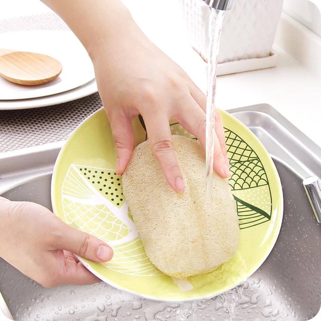Kitchen Loofah Scrubber for Zero-Waste Lifestyles