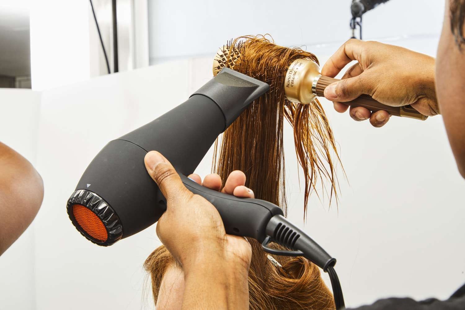 Travel-Friendly Hair Dryer for Frizzy Hair with Dual Voltage