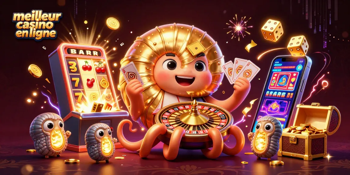 Jouez au meilleur casino en ligne avec un nautilus géant et des récompenses éclatantes.