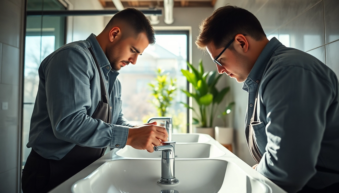 Professionelle Sanitärinstallation durch sonni sanitär GmbH in modernem Badezimmer.