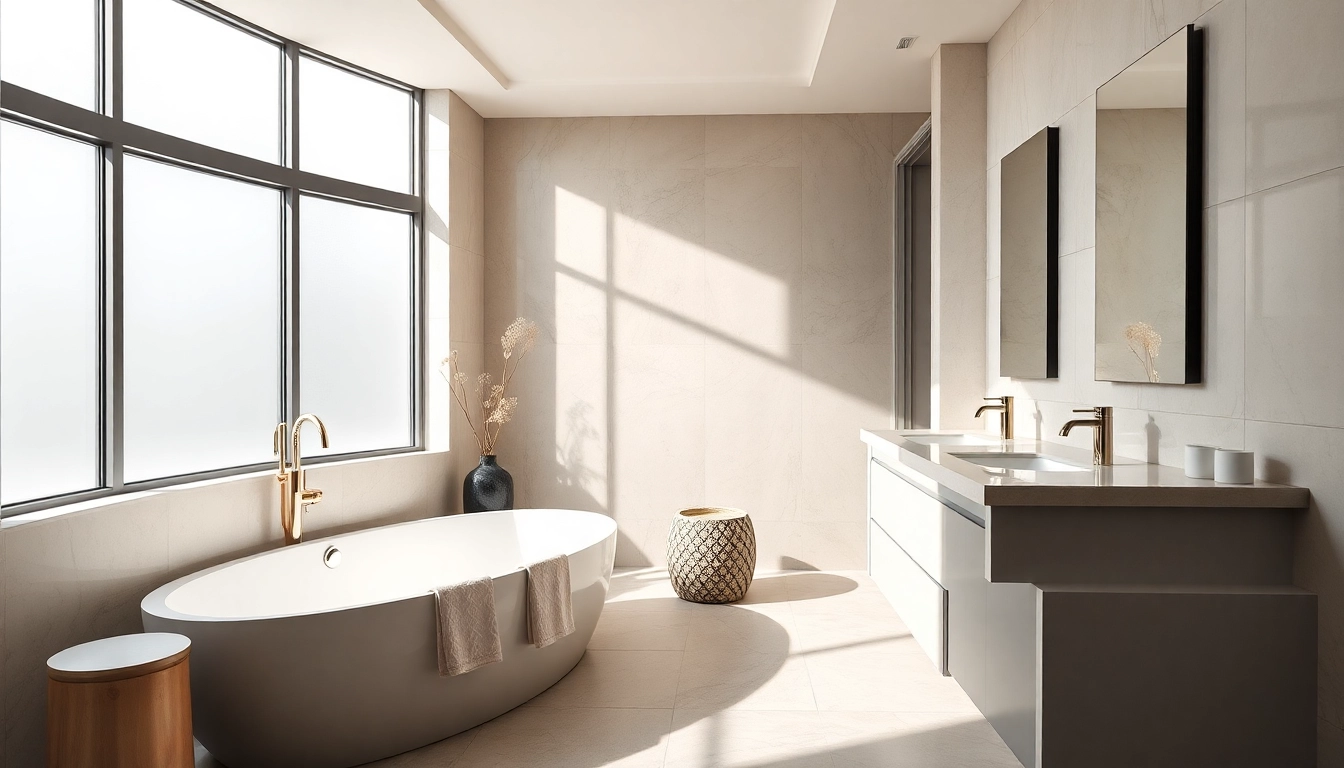 Transform your space with a bathroom remodel near me featuring elegant design elements.