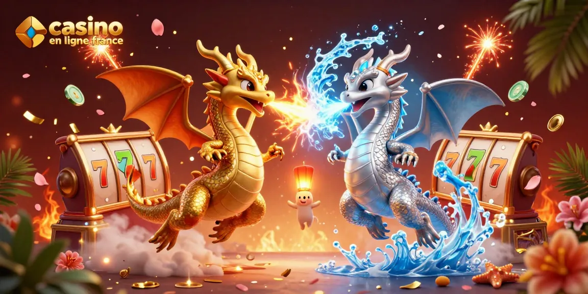 Plongez dans l'univers de casino en ligne France avec des dragons en vol et des éléments de jeu fascinants.