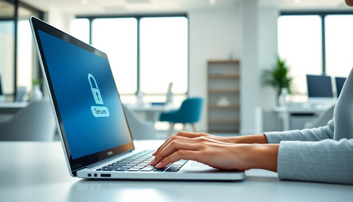 Explore solutions with a secure link sharing platform in a professional workspace.
