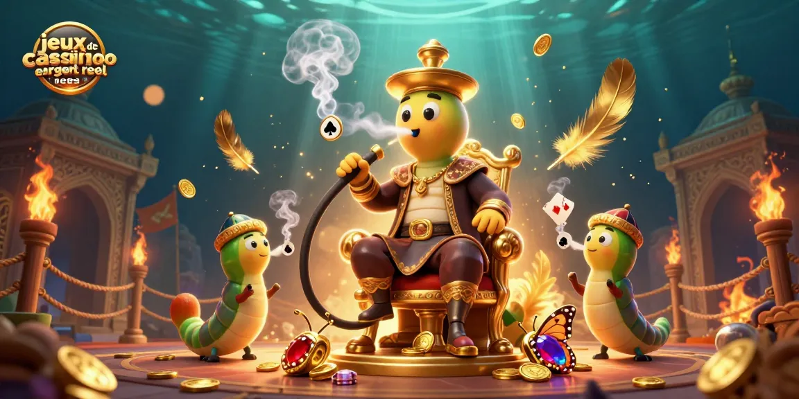 Découvrez les jeux de casino en ligne argent réel avec cette illustration captivante, mettant en scène des éléments et personnages de jeu fascinants.