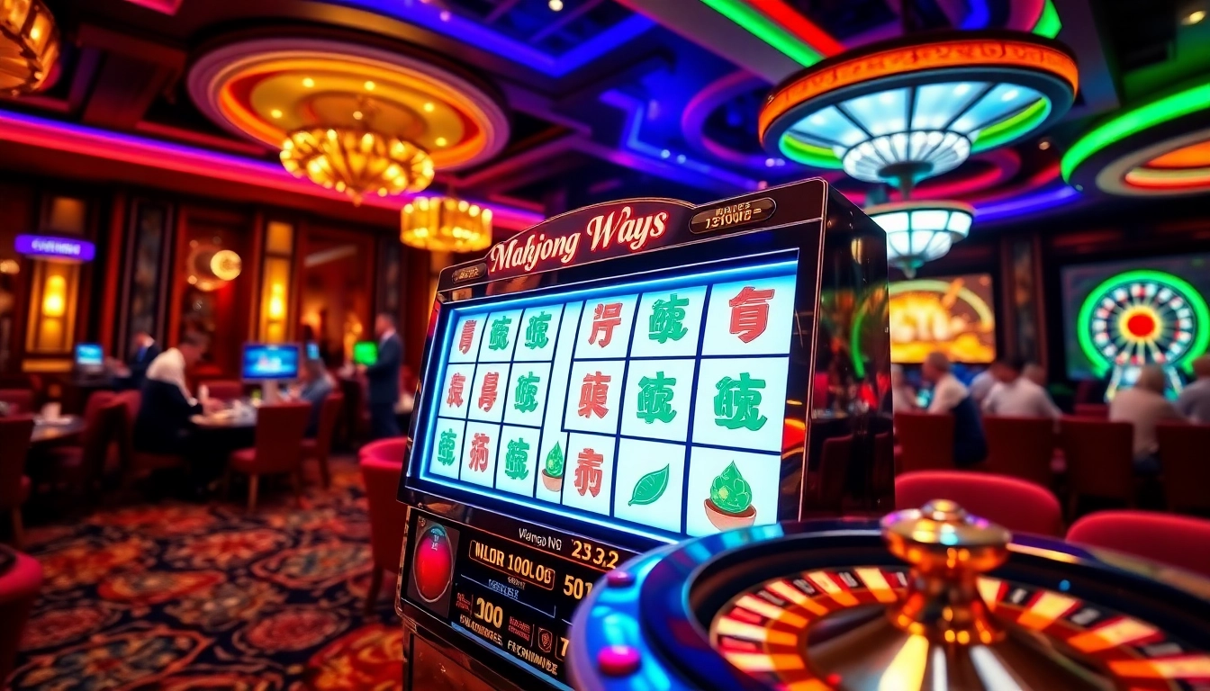 Engage with MahJong Ways 2 as players spin the reels in an exciting casino atmosphere.