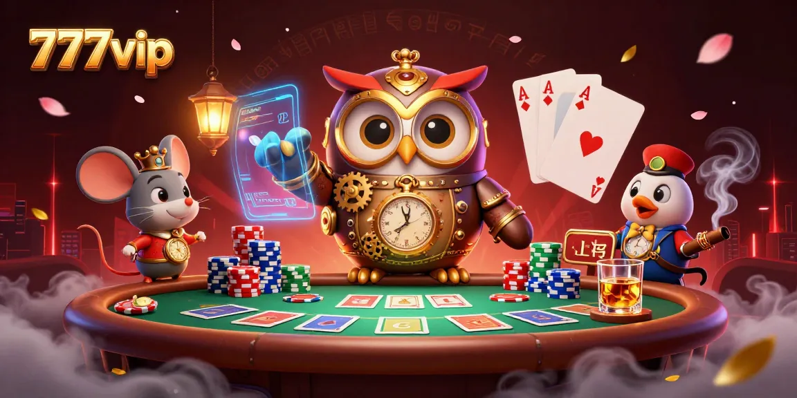 Engage with thrilling gameplay at 777vip featuring a vibrant casino scene with poker elements.