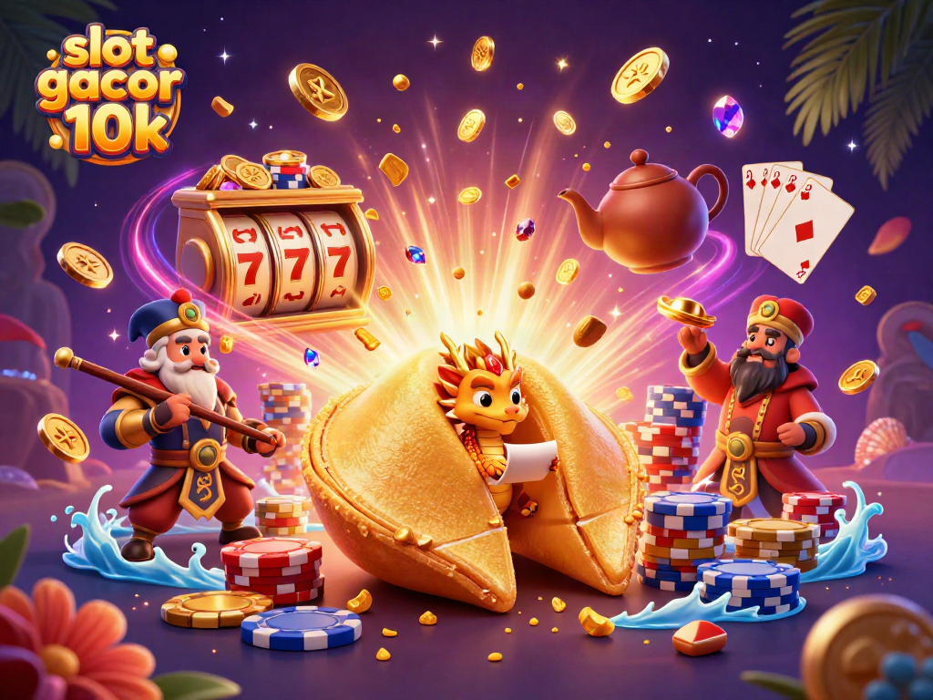 Engage with slot gacor 10k through an exciting scene of casino fortune and dynamic gaming elements.