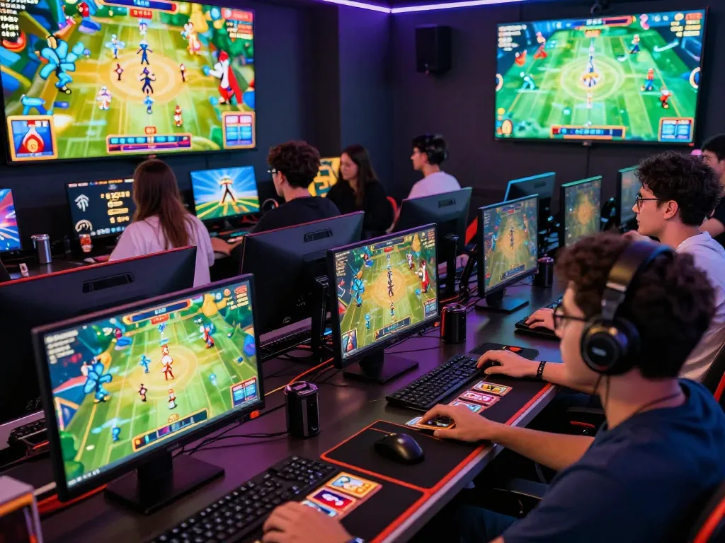 Engaging online gaming scene featuring players in a vibrant go88 digital environment.