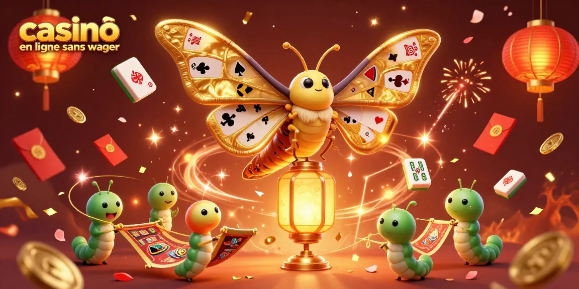 Profitez du casino en ligne sans wager avec une illustration captivante de jeux de hasard.