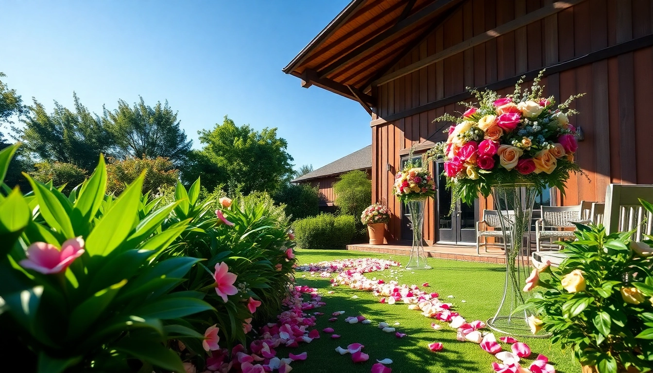 Charming wedding venues sacramento surrounded by lush gardens and vibrant flowers for a romantic atmosphere.