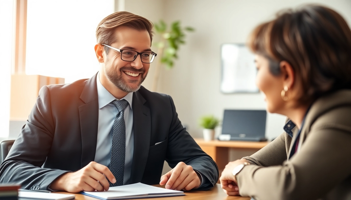 Consultation with a Manassas Personal Injury Lawyer in a professional office.