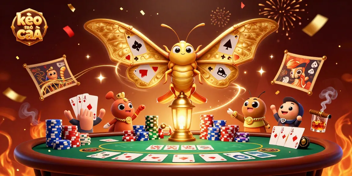 Engage in thrilling kèo nhà cái action with a stunning 3D illustration featuring a vibrant casino scene.