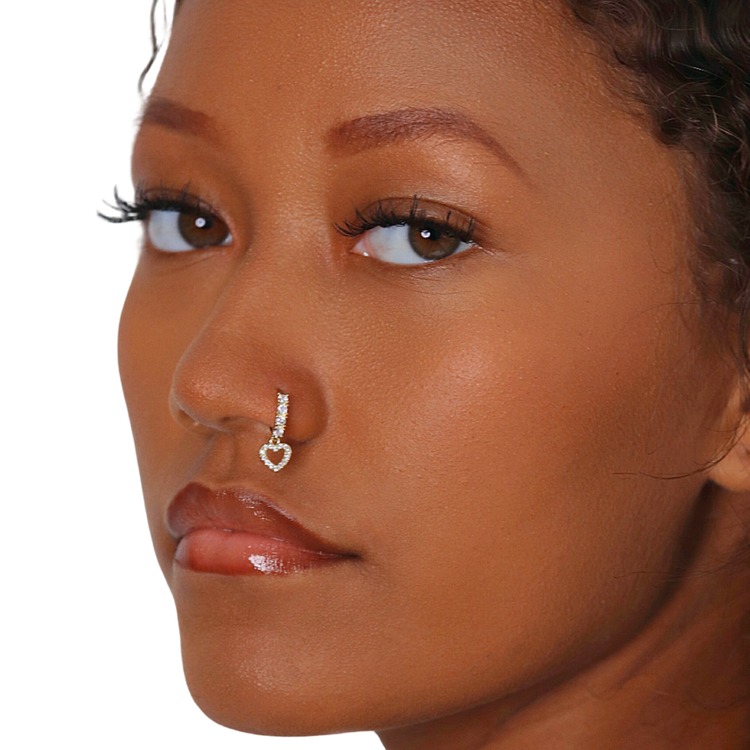Trendy Diamond Cartilage Hoop Earrings for a Bold Statement