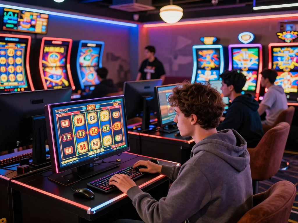 slot 2026 pengalaman bermain di kasino digital dengan pemain terlibat di permainan slot modern.