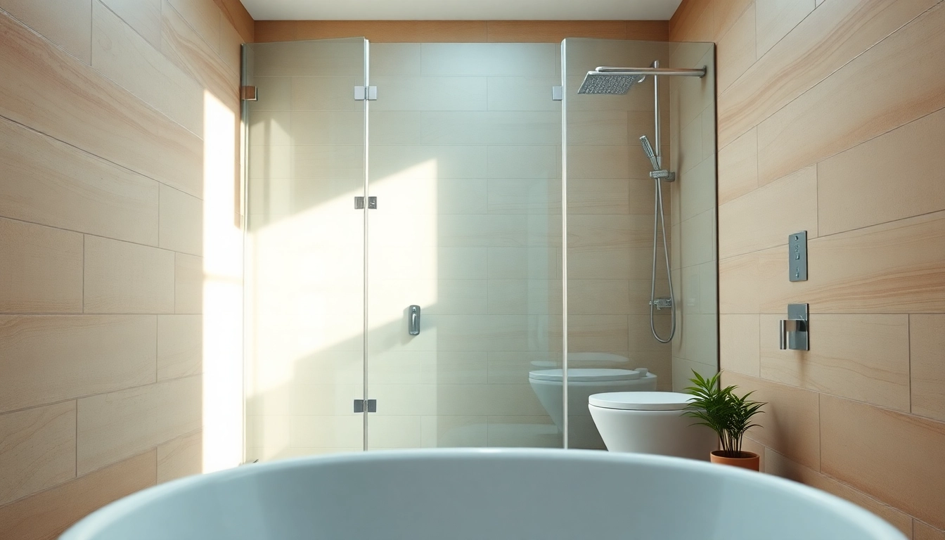Erleben Sie die stilvolle sonni Duschkabine in einem modernen Badezimmer mit elegantem Design.