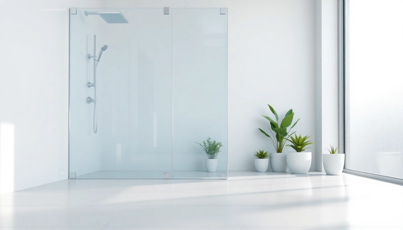 Experience elegant showers uk with a sleek modern bathroom featuring glass panels and chrome fixtures.