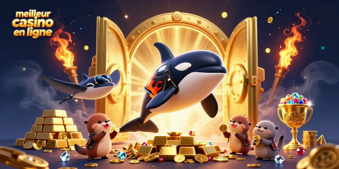 Gagnez des récompenses au meilleur casino en ligne avec des otaries dorées et des trésors brillants