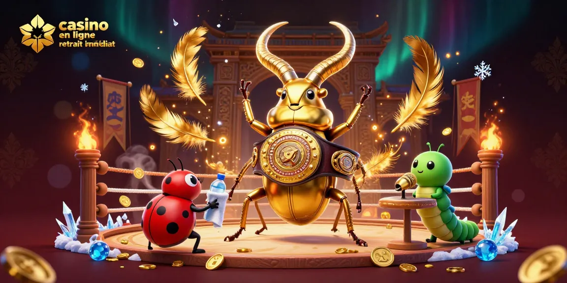 Retirer vos gains avec casino en ligne retrait immédiat, image vibrant et dynamique de personnages de casino.