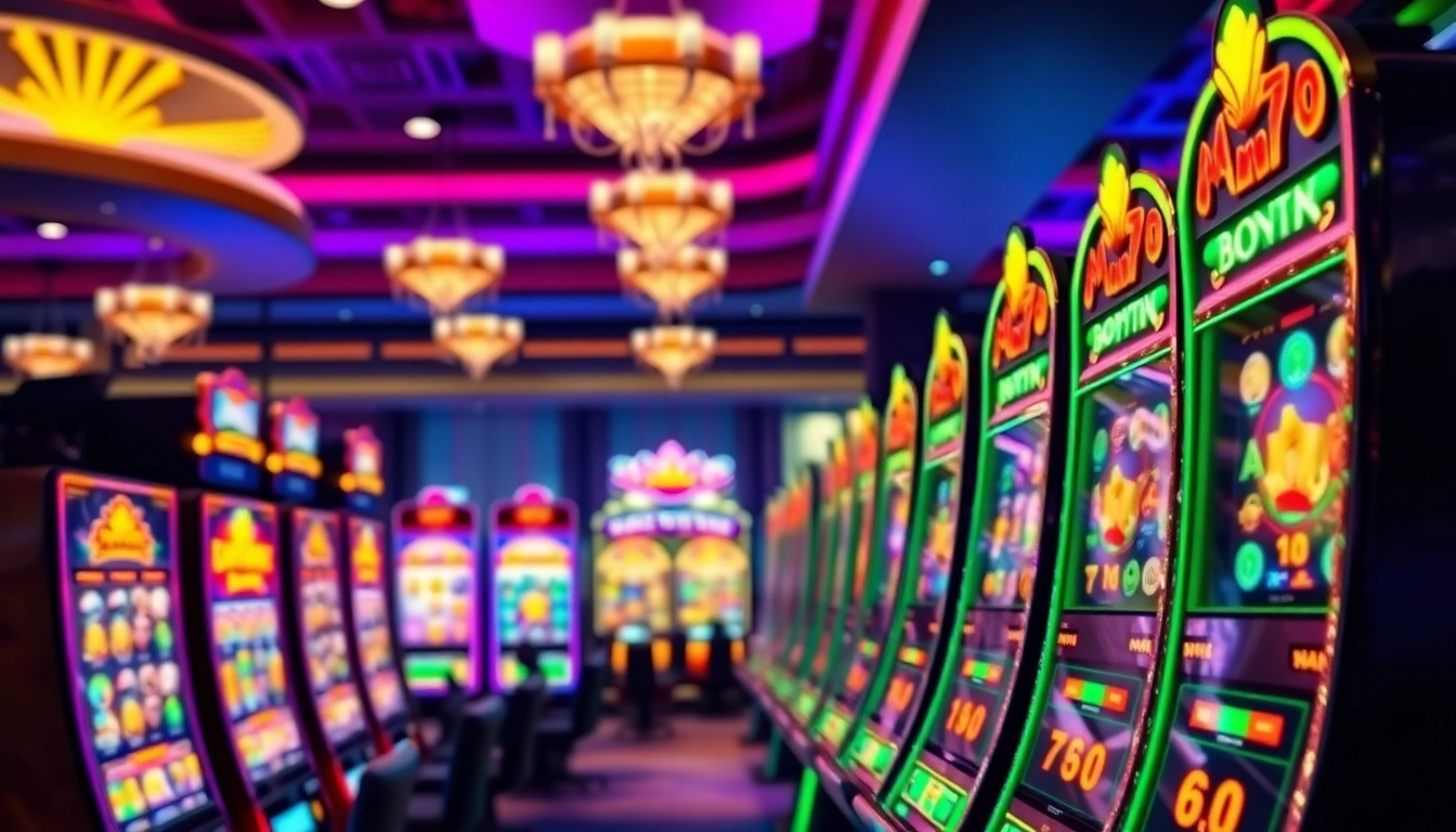 Enjoy playing Online slots UK with vibrant themes and exciting features in a lively casino ambiance.