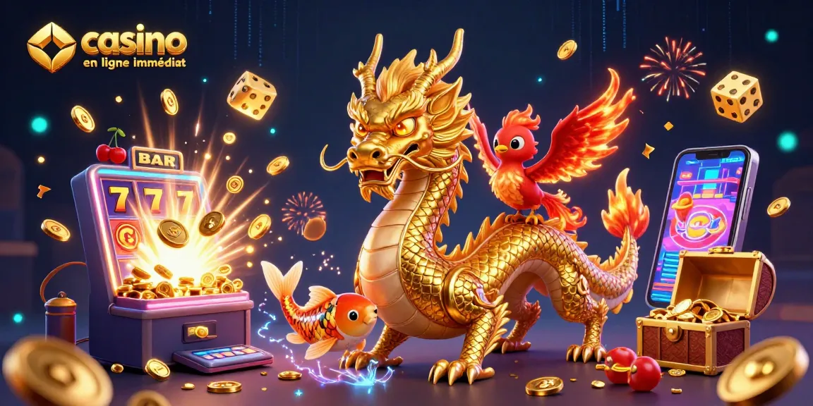 Obtenez un casino en ligne retrait immédiat avec des dragons dorés et des gains éblouissants.