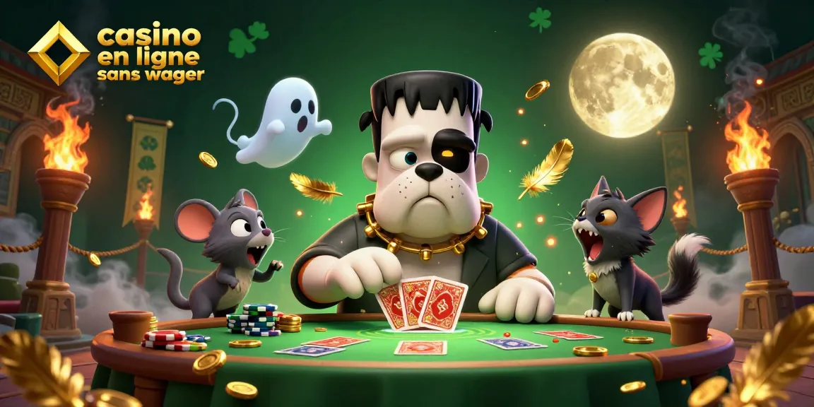 Plongez dans l'univers des jeux avec un chien monstrueux au casino en ligne sans wager