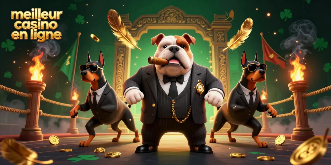 Plongée dans le monde du meilleur casino en ligne avec une illustration dynamique de personnages amusants.
