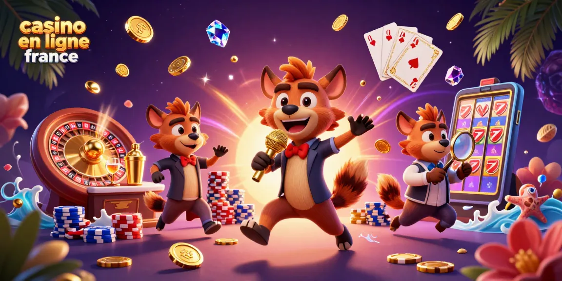 Les hyènes animées mettent en scène un club casino comique, révélant l'expertise de casino en ligne France.