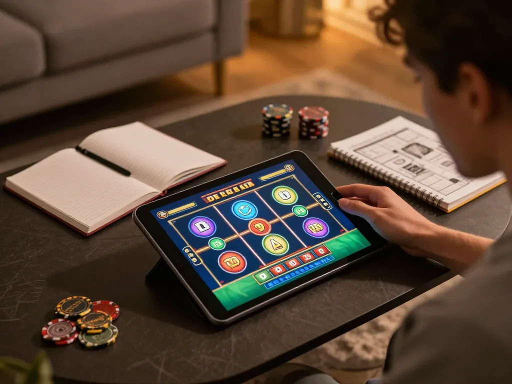 Engaging in slot depo 1000 strategy while enjoying home gaming experience with strategic materials