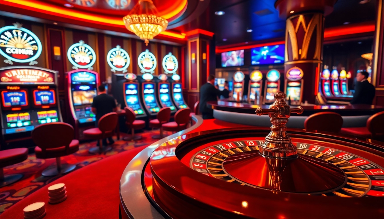 Experience the thrill of LC88 gaming with luxurious casino elements at play.