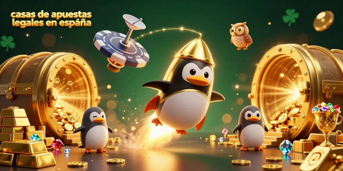 El pingüino dorado de vuelo espacial dirige una emocionante aventura en casas de apuestas legales en España.