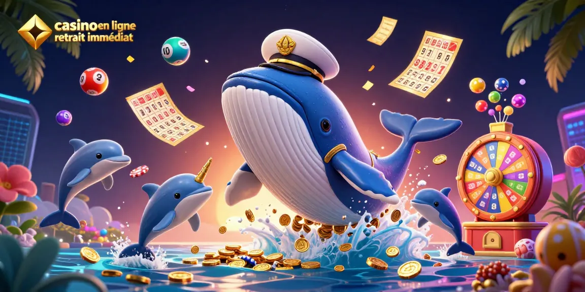 Faites l'expérience d'un casino en ligne avec retrait immédiat entouré de jeux animés et de gains en fusion.
