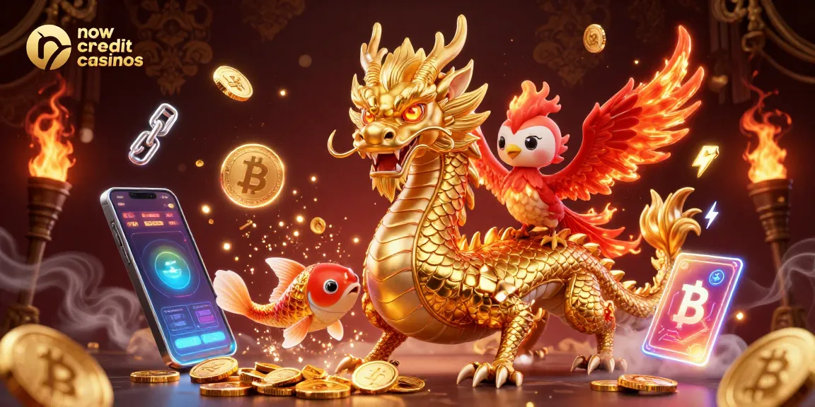 Experience the excitement of new credit card casinos with vibrant 3D elements and rich gaming visuals.