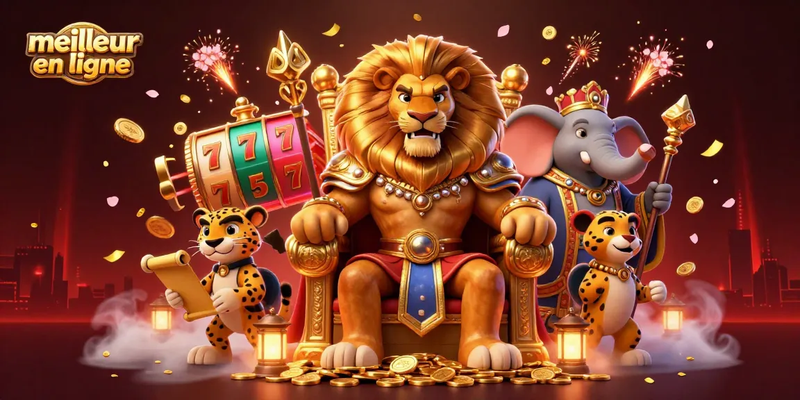 Expérimentez le meilleur casino en ligne avec des illustrations dynamiques et ludiques de jeux, de jackpots, et de célébrations