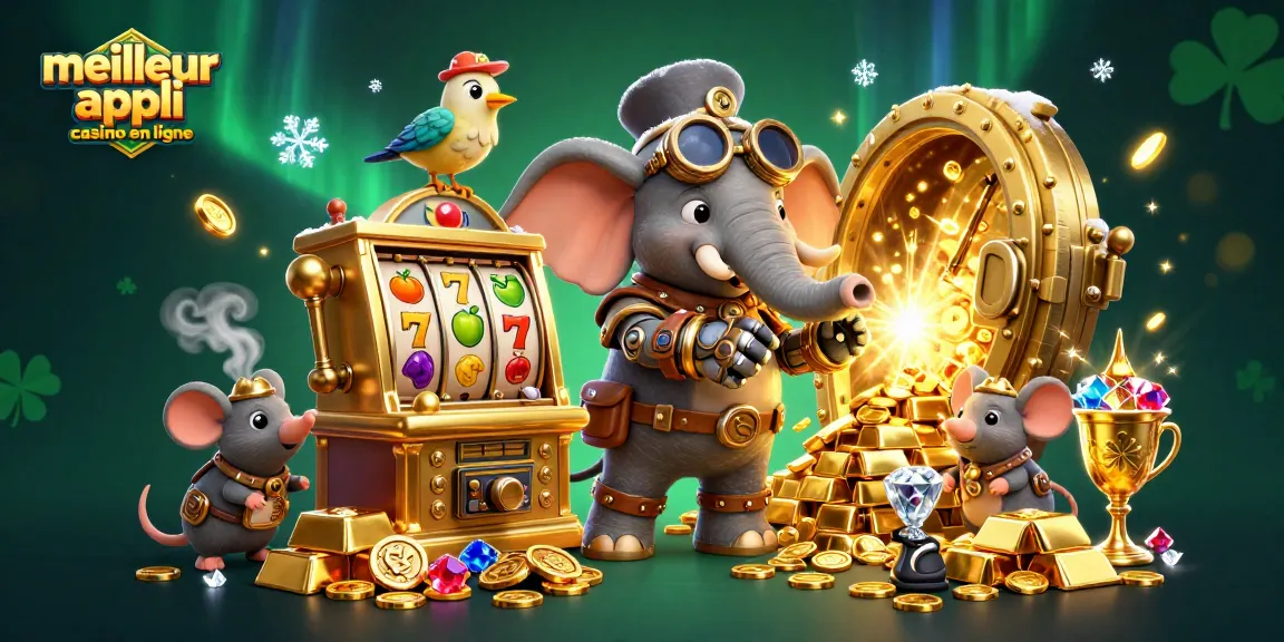 Profitez de l'expérience de jeu ultime avec la meilleure appli casino en ligne et de ses trésors.