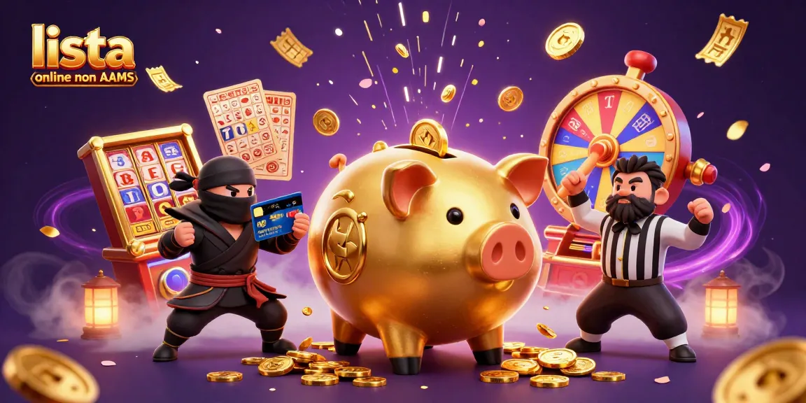 Giocando nella lista casino online non AAMS, un effetto visivo con monete d’oro e palline della lotteria si diffonde intorno.