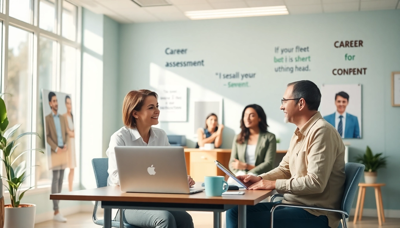 Find my true calling with a professional career counselor in an inviting office.