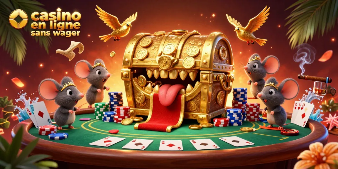 Découvrez un trésor au casino en ligne sans wager avec des souris et des éléments de poker fascinants.