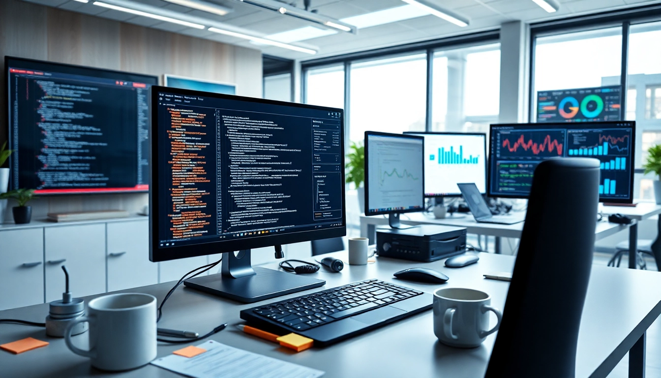Implementing test automation strategies using DoesQA tools in a modern workspace.