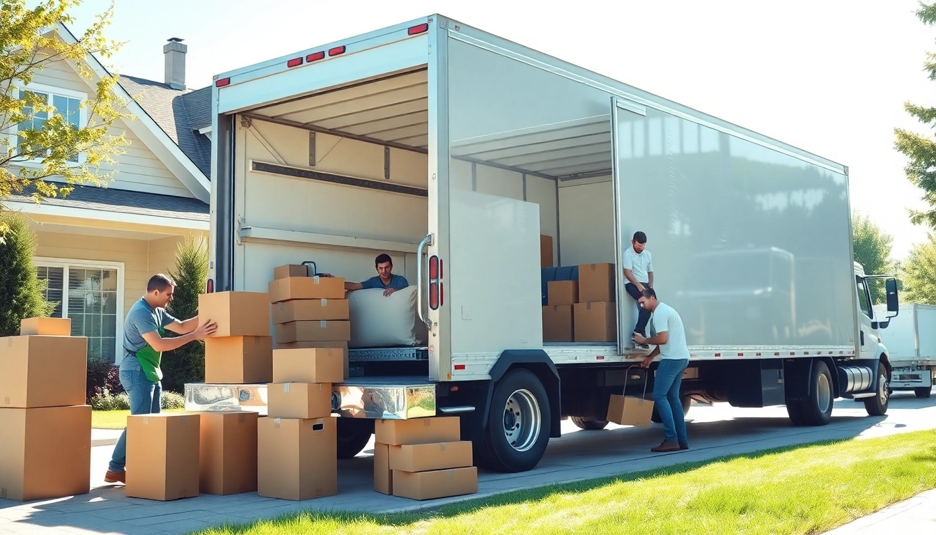 Move with professional moving companies calgary, showcasing movers efficiently loading a truck.